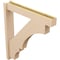 Ekena Millwork 6-in W x 36-in D x 40-in H Balboa Block Rough Cedar Woodgrain TimberThane Outlooker, Primed Tan OUTUR060X36X40BOA44RCPR - alternate 6